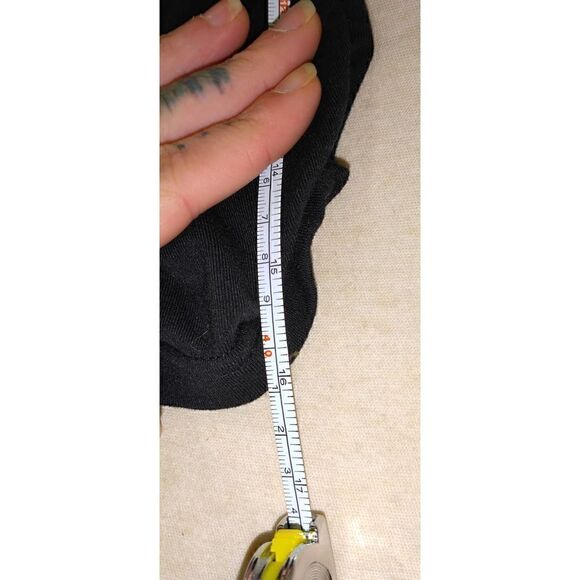 ZOBHA ELLA SHELF BRA SLEEVELESS KNIT TOP BLACK WOMENS SIZE 2 - Picture 5 of 6